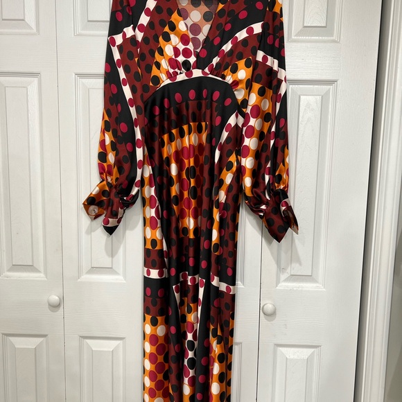 Zara printed midi dress - Picture 3 of 4